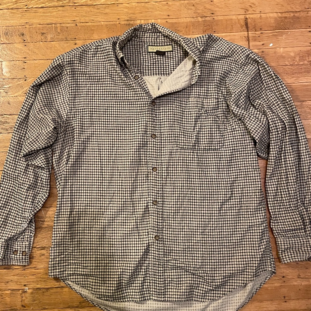 Black and White Checkered Shirt